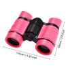 sourcing map Binoculars 4X30 Compact Foldable Binoculars Shock Proof Pink