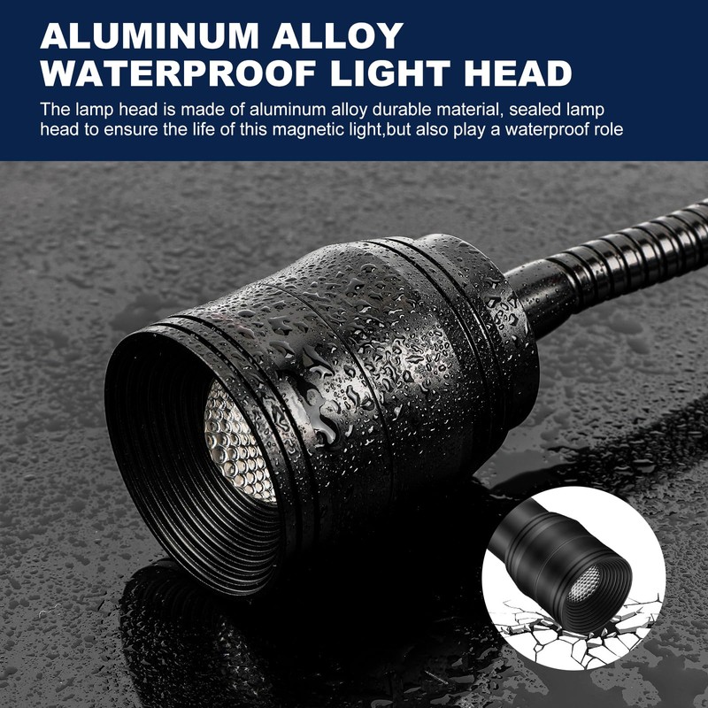 Deeffe 7W Magnetic Base LED Work Light, Magnet Shop Lamps