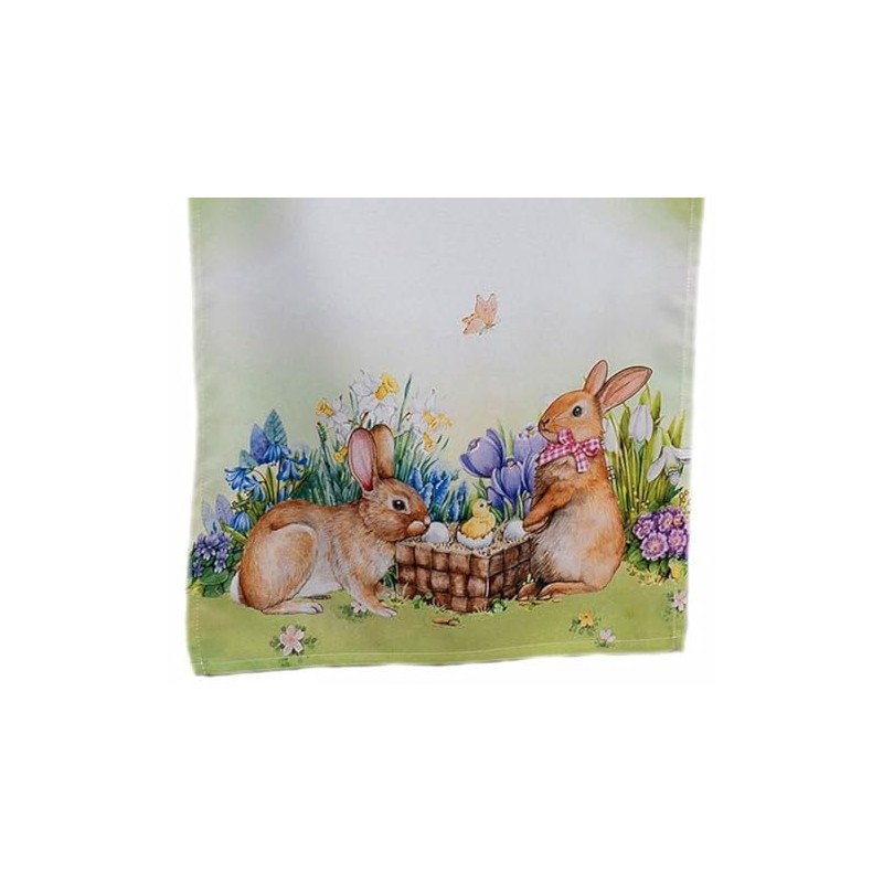 texpot Table Runner 40 x 140 cm with Print Easter