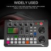 Live Sound Card, Mini Sound Mixer Board with 16 Effects