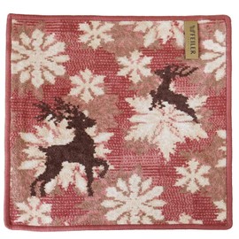 Faylor Handkerchief Hand Towel, Women's, 11.8 x 11.8 inches (30 x 30 cm), Winter Tram