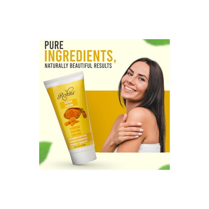 Reshma Beauty- Loción de cúrcuma | Loción facial y corporal