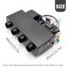 Saihisday A/C Air Conditioning Universal Evaporator Assembly Unit 12V, Under-Dash