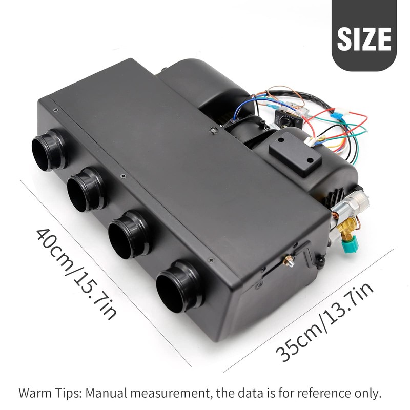 Saihisday A/C Air Conditioning Universal Evaporator Assembly Unit 12V, Under-Dash