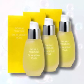 Chamzone 참존 더블 모이스처 오일 인 세럼 플러스 30ml 3개 달맞이꽃 카멜리아 수분광채 Charlie Double Moisture Oil in Serum Plus 30ml 3pcs Moonlight Camellia Hydrating Glow