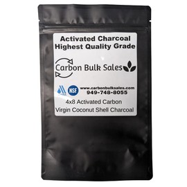 Carbon Bulk Sales - Activated Carbon for Air Filtration - 4x8 Mesh Size (1 Pound)