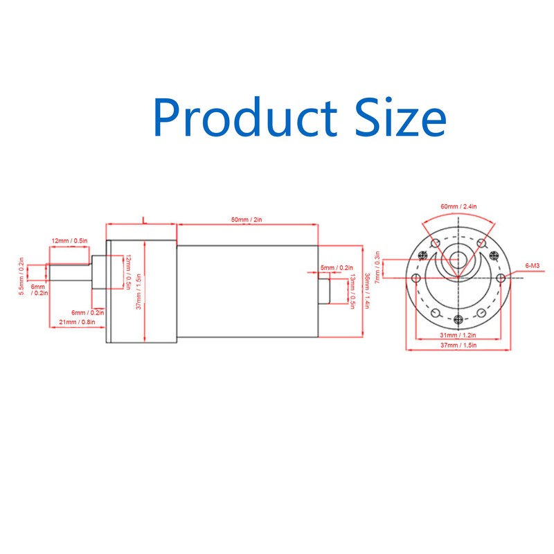 Brushless Motor Mini Speed Reducer with Bracket DC24V for CNC