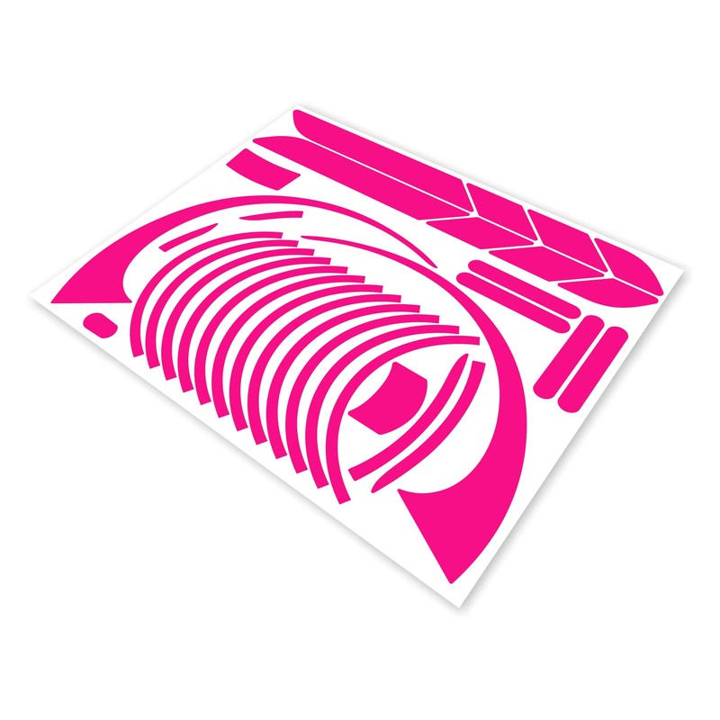 m2medien Sticker Set 25 Pieces on 34 x 22 cm