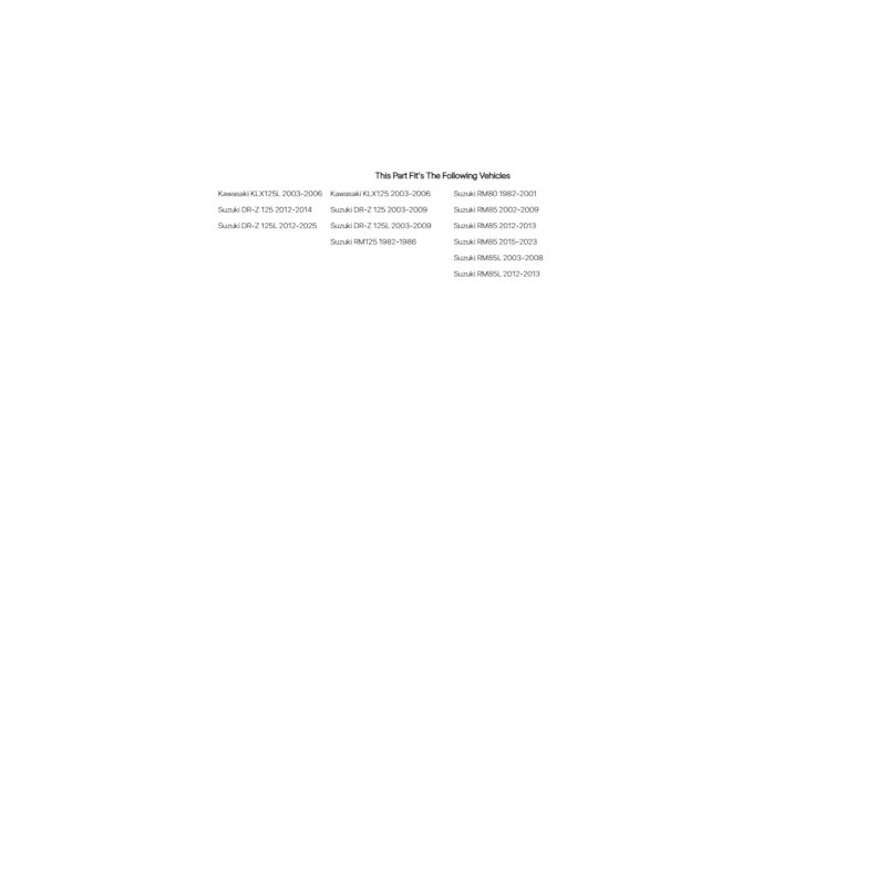 Motion Pro Throttle Tube - Fits: Suzuki RM85L 2003-2008,2012-2013