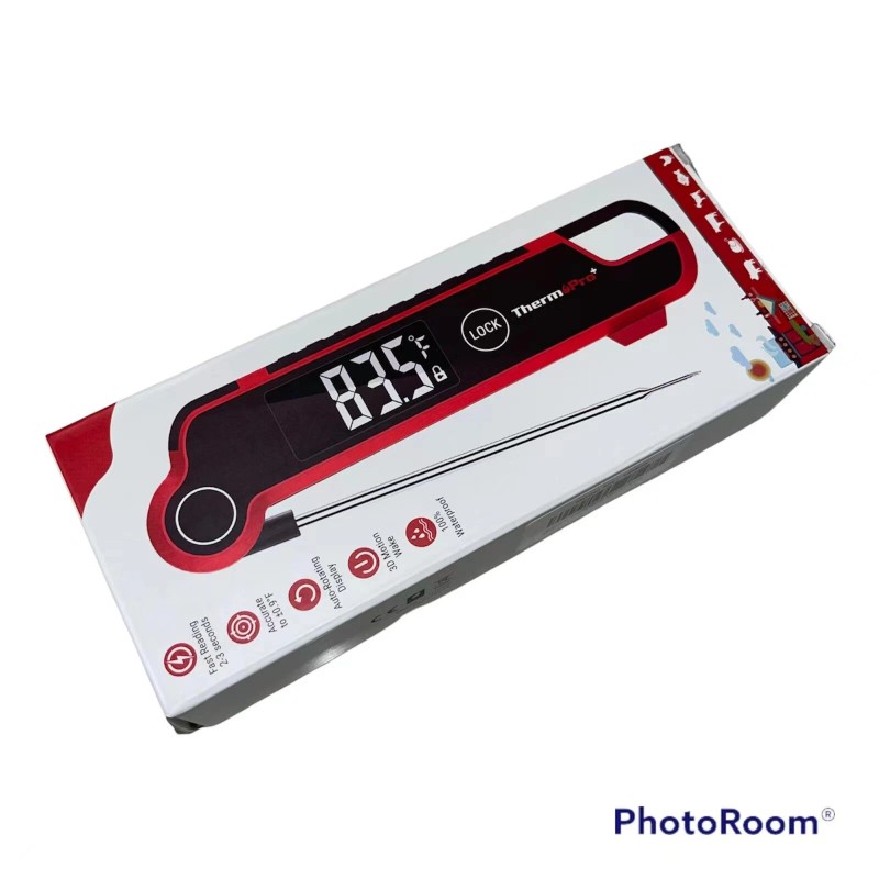 ThermoPro TP620 Instant Read Meat Thermometer with Thermocouple Sensor, Ambidext