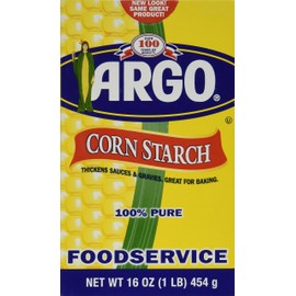 Argo Corn Starch - 16 oz. (pack of 6) 100% PURE Gluten Free