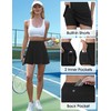 LouKeith Womens Tennis Skirt High Waisted Athletic Skorts Running Casual