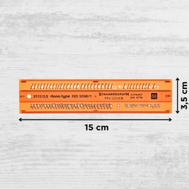 2.5mm Italic Letter Stencil