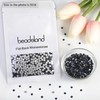 Beadsland 2880pcs Flat Back Crystal Rhinestones Round Gems for Nail