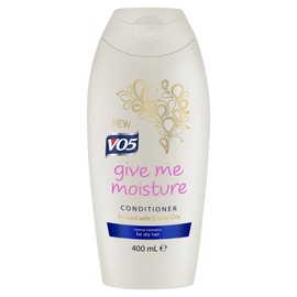 VO5 Give Me Moisture, Hydrating And Moisturising Daily Conditioner For Men And Women, Professional Deep Cleansing For All Hair Types And Colours, Single Pack (400 ml)