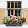 4 Pack 30 Inch Window Boxes Planters Railing Planter Box