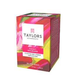 Taylors of Harrogate Sweet Rhubarb Infusion, 20 Teabags (Pack of 3)