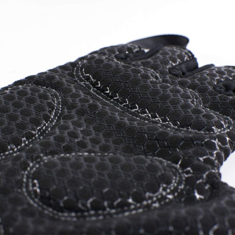 BURNLAB Gym Gloves Pro (Black and Blue, Small)