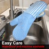 Alselo Silicone Oven Mitts Heat Resistant 932℉ with Waterproof &