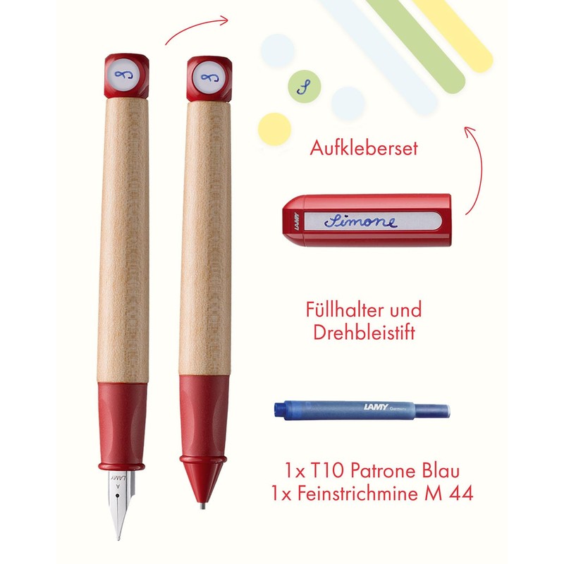 Lamy ABC Learning to Write Set Red Including Gift Packaging