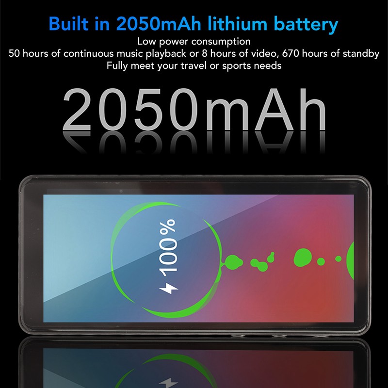 MP4 Player Portable 5.0 Inch HD Touch Screen Bluetooth WiFi