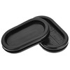 TA-VIGOR 4Pcs Oval Rubber Grommet, 46 x 23mm Double Sided