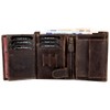 Bag Street Men'S Leather Wallet Portrait (Brown)