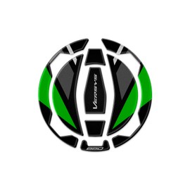 3D Resin Fuel Cap Protector Compatible with Kawasaki Versys 650 2024 GP-2013 (Candy Lime Green)