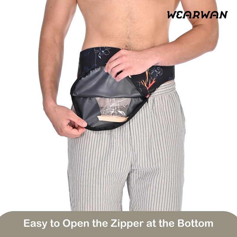 wearwan Colostomy Bag Covers for Women and Men, Ostomy Bag