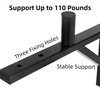 ZSHIGANMA PA Speaker Mounting Brackets Holds up to 110lbs,Dual/Pair Heavy