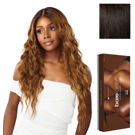 Sensationnel Bare Lace 13X6 Wigs - Unit 17 Lacefrontal Glueless Synthetic 180 Degree Preplucked Hairline (2 DARKBROWN)