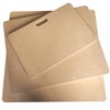 Clay Wedging Board with Built in Handle Portable Wooden Mat