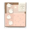 Mini Letters Set Fluffy Animals with Stickers [Shimaenaga Pattern A]