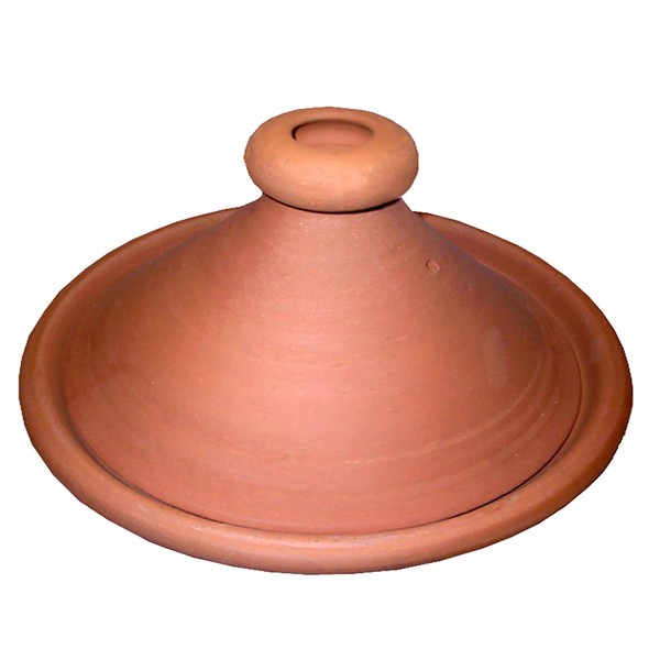 Moroccan Lead Free Cooking Tagine Non Glazed X-Large 13 Inches in Diameter Authentic Food