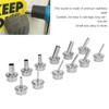 12Pcs Universal Hot Air Gun Nozzle Stainless Steel Standard Size