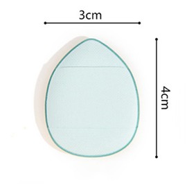 LeTradeJP Air Cushion Foundation Powder Puff 5 Colors Set of 10 Mini Finger Powder Puffs, Teardrop Powder Puffs, Used for Facial Concealer and Loose Powder Setting, Wet and Dry, Non-Latex Material