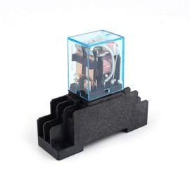 AC 220V Coil Power Relay 8 Pins 10A DPDT LY2NJ HH62P HHC68A-2Z Power Relay with Socket