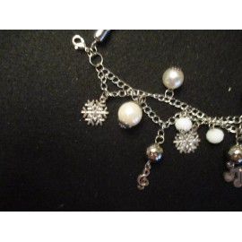 Lenox Roman/Lenox 'I'm Dreaming of a White Christmas'  Bracelet Music Charms