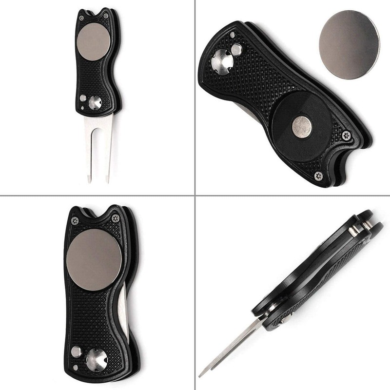 FINGER TEN Golf Divot Repair Tool and 3 US Ball