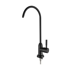 Kitchen Faucets Water Filter Faucet,Black Single Cold Kitchen Sink Faucet Faucet,Black B (Color : Black C)