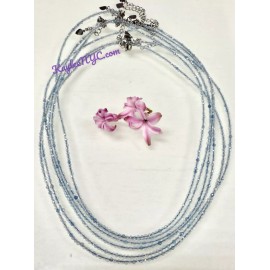 Wholesale Lot 6 Pcs 2mm Natural Aquamarine Necklaces Crystal Healing Energy