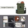 WANDF Drawstring Backpack Sports Gym Bag with Shoes Compartment, Water-Resistant