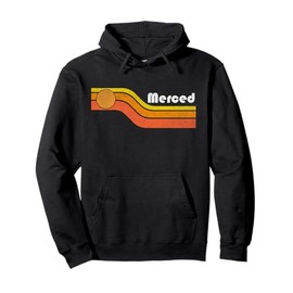 Merced - Vintage Men Women 70s 80s Graphic Cool Retro Pullover Hoodie