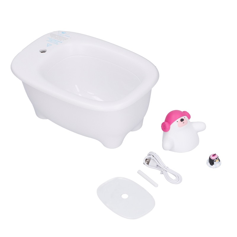 550ml Bathtub Shape Humidifier USB Powered Noise Reduction Humidifier Desktop