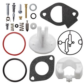 JA&MIU 796184 Carburetor Carb Repair Rebuild Kit Compatible with B&S 790032 792369 698787 699521，Compatible with Master Overhaul Nikki Carbs Replace Cub Cadet BS-796184 BS-698787 BS-790032