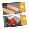 BIUDECO Thickened Wooden Ladle Kitchen Water Scoop Comfortable Grip for