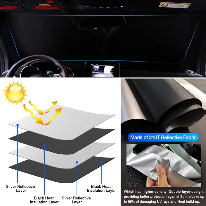 KUST Parasol para parabrisas Buick Encore 2020 2021 2022 2023,
