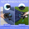 Electric Air Pump for Inflatables, Air Mattress Pump with 3