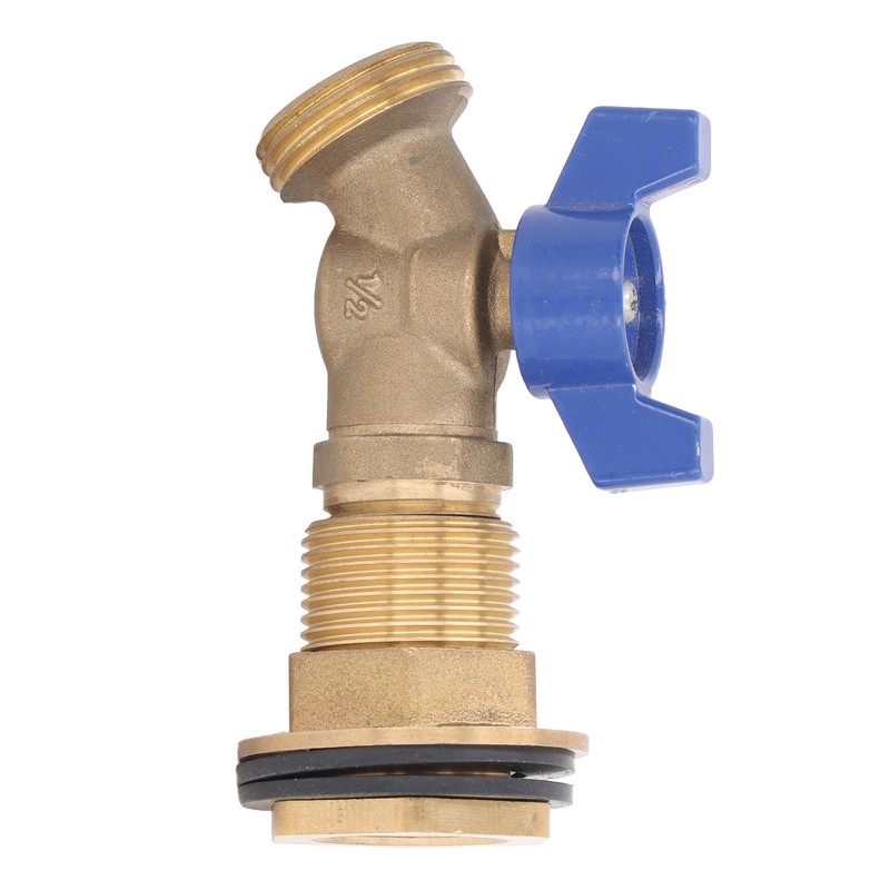 Brass Ball Valve Quarter Turn Water Tank Spigot Rain Barrel