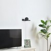 aplslpa PU Leather Version 8" Floating Shelves for Wall, Metal